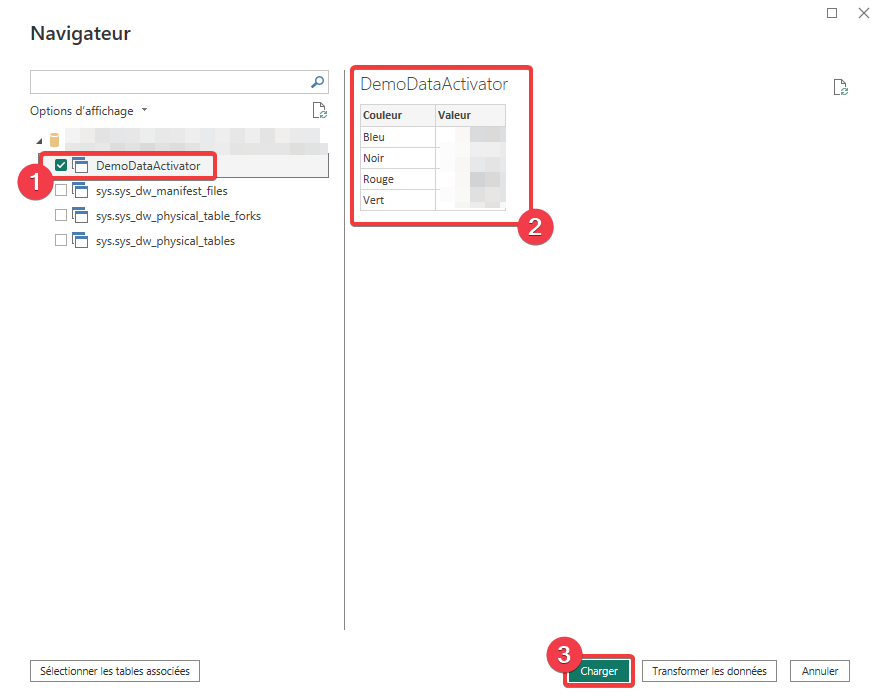 Création du rapport Power BI - étape 3