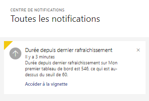 Centre de notification