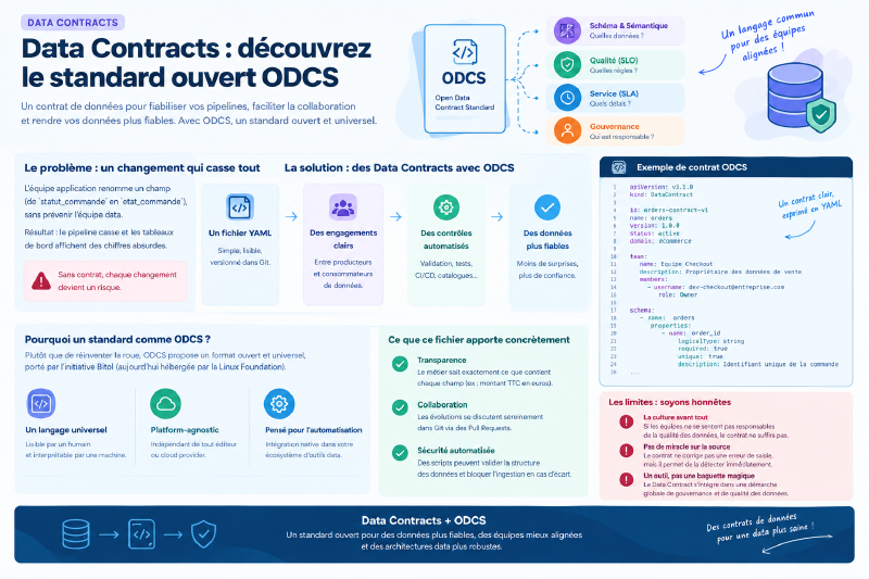 Comprendre les data contracts avec le standard ouvert ODCS