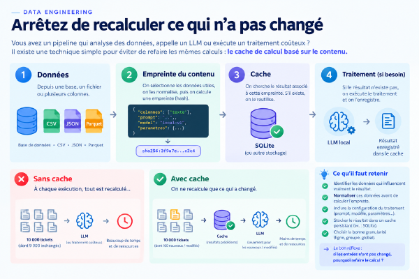 Data Engineering : arrêtez de recalculer ce qui n’a pas changé