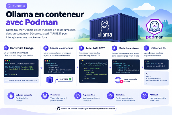 IA Locale & Souveraine #1 : Votre premier LLM en conteneur, 100 % local