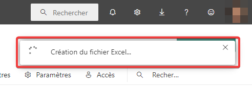 Préparation du fichier Excel