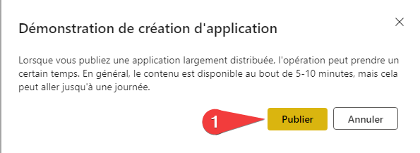 Création de l&rsquo;application
