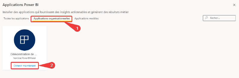 Choix de l&rsquo;application