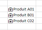 Utilisation des types de données dans Excel - étape 3