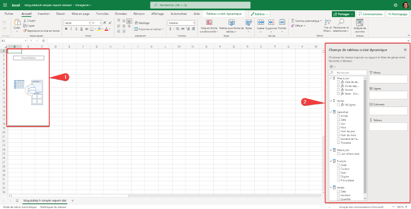 Fichier Excel ouvert